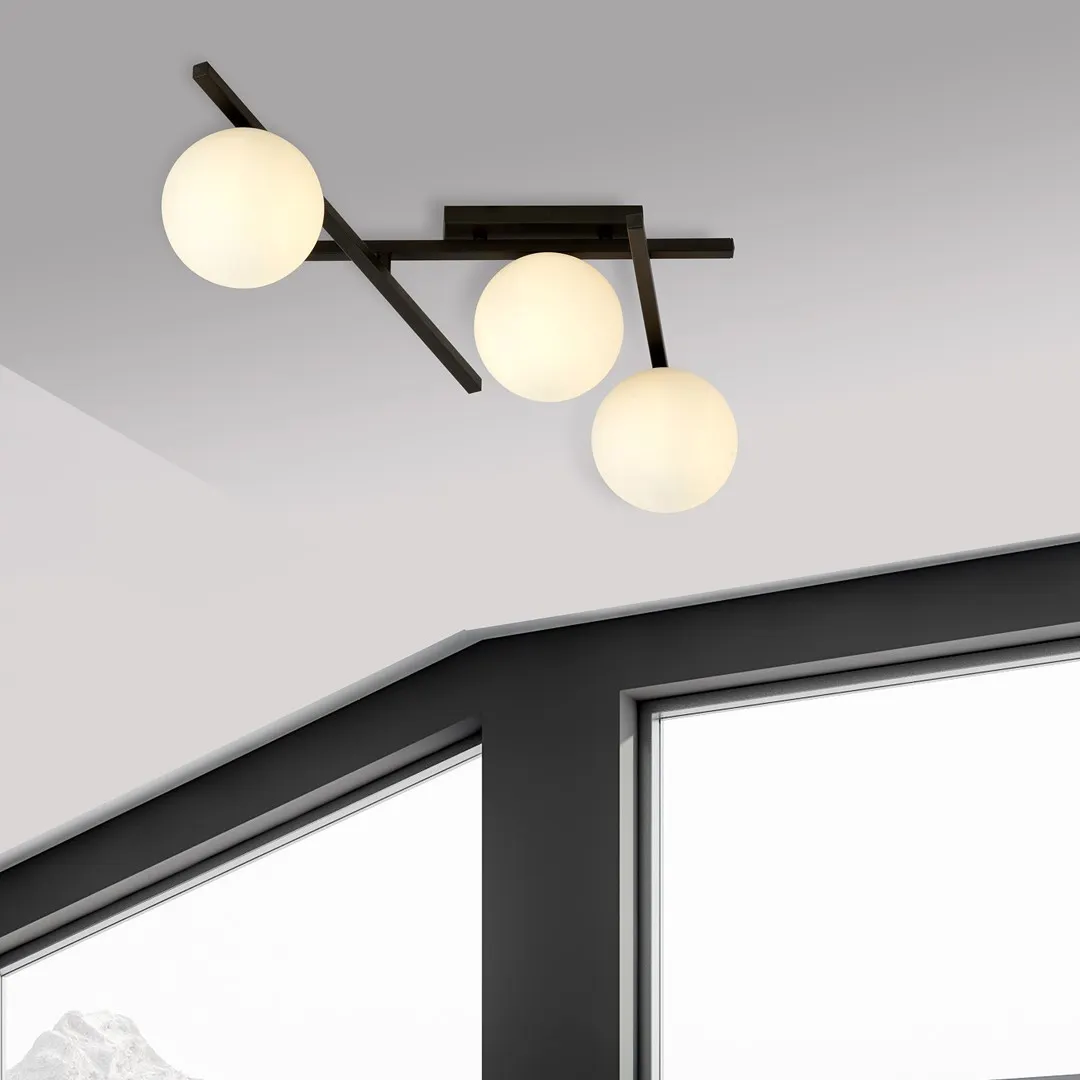 Lampa sufitowa SMART Czarny 1103/3 - 1103/3