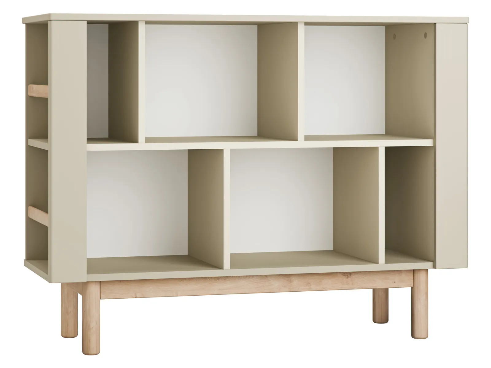 Regał niski MILOO 120x90 beżowy Regał niski MILOO 120x90 beżowy