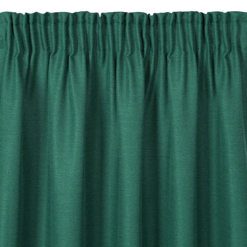 ZASŁONA GOTOWA STYLE NA TAŚMIE 140X270 CM ZIELONY - EU_373572