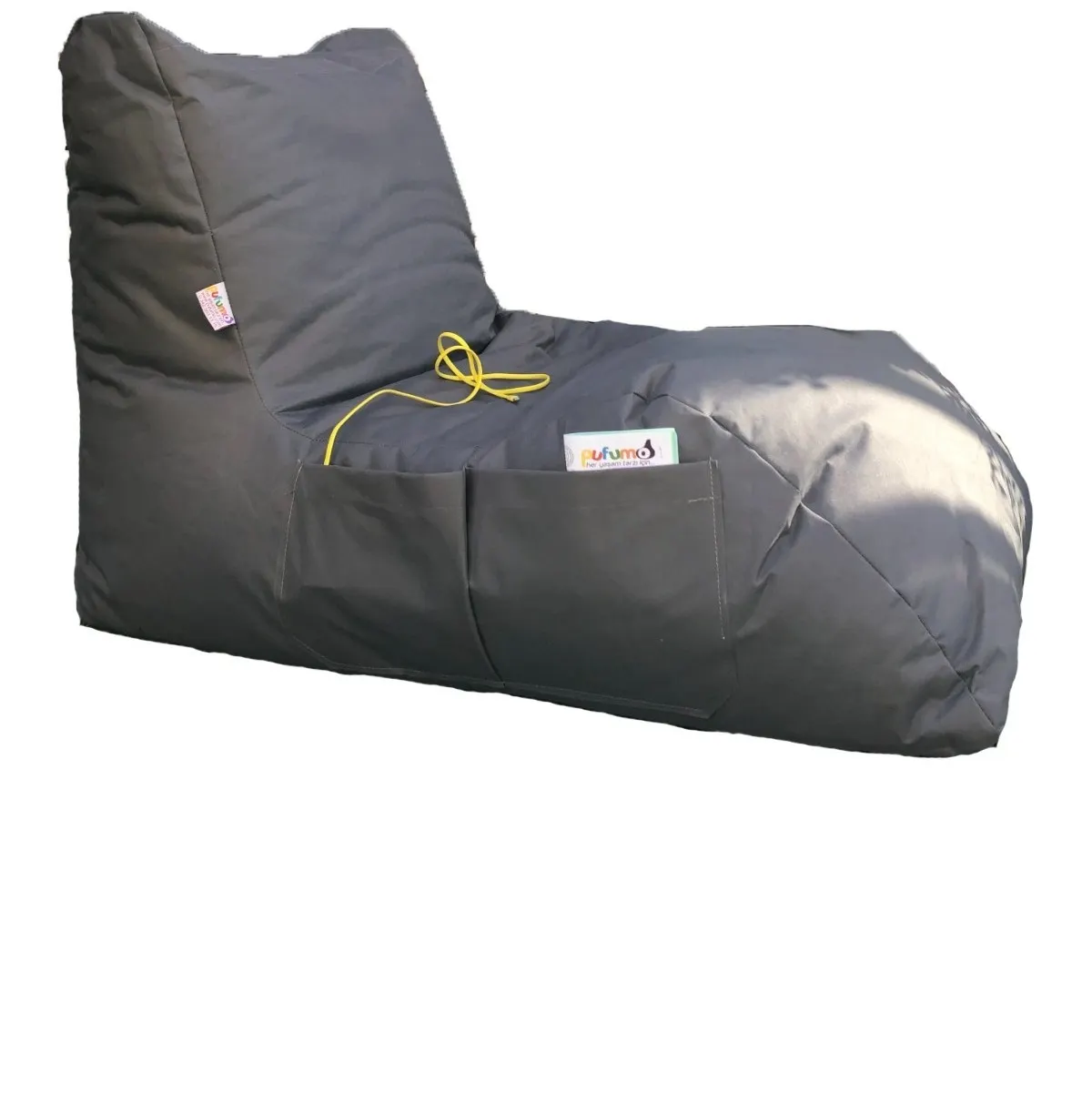 Fotel ogrodowy worek DAYBED szary