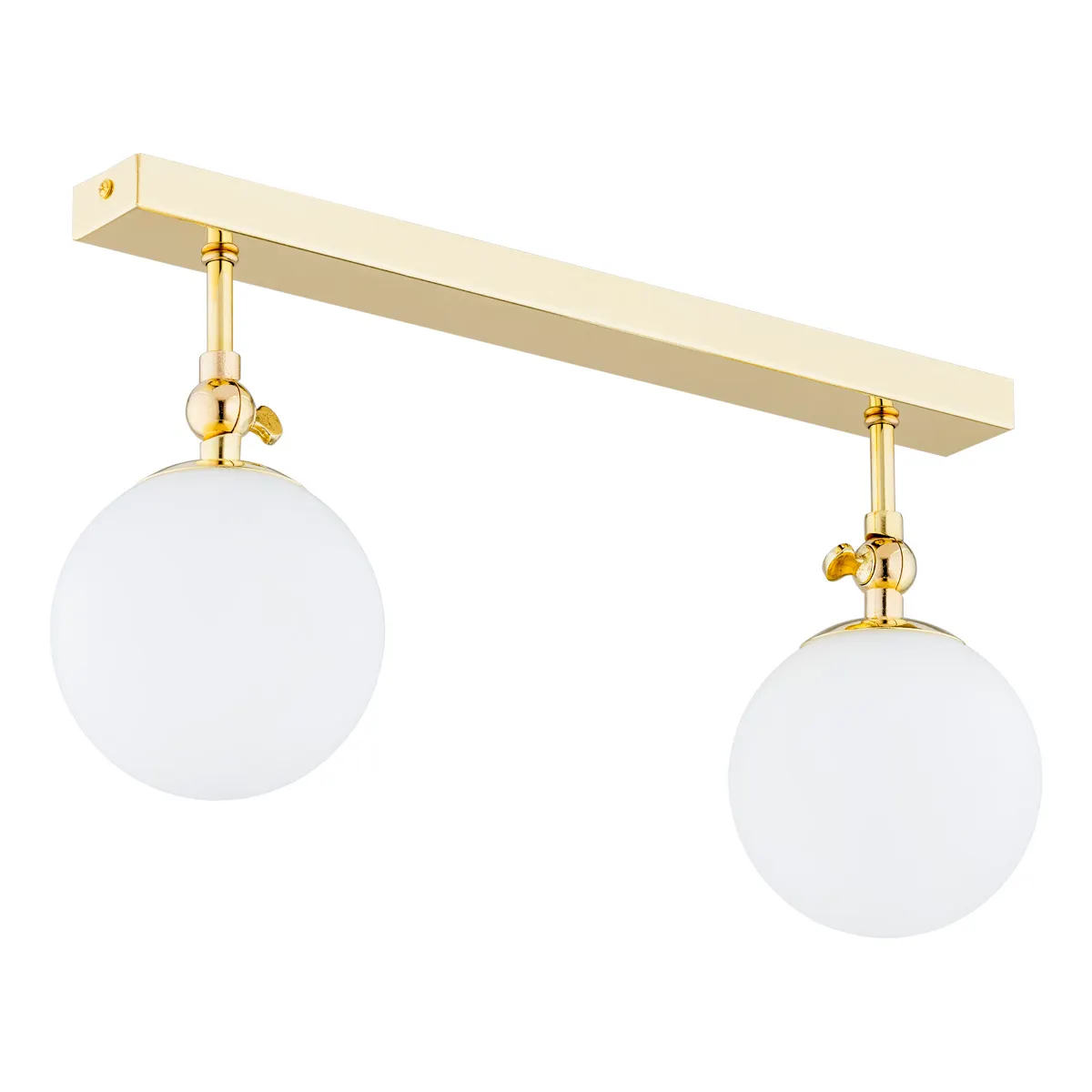 Kinkiet LATINA metalowy mosiądz opal Oprawa oświetleniowa, Oświetlenie, Lampa