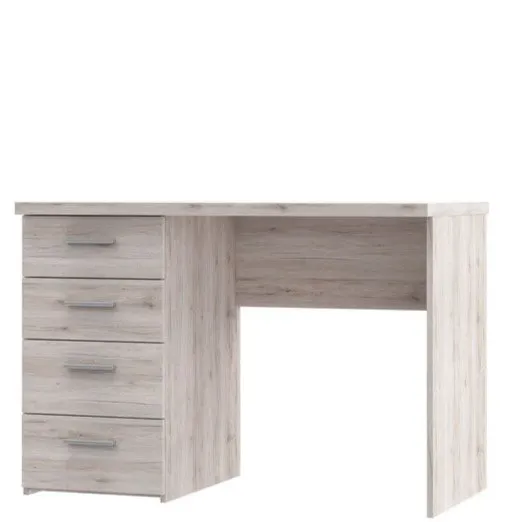 Biurko NET106 z 4 szufladami - dąb piaskowy - MT935-D41