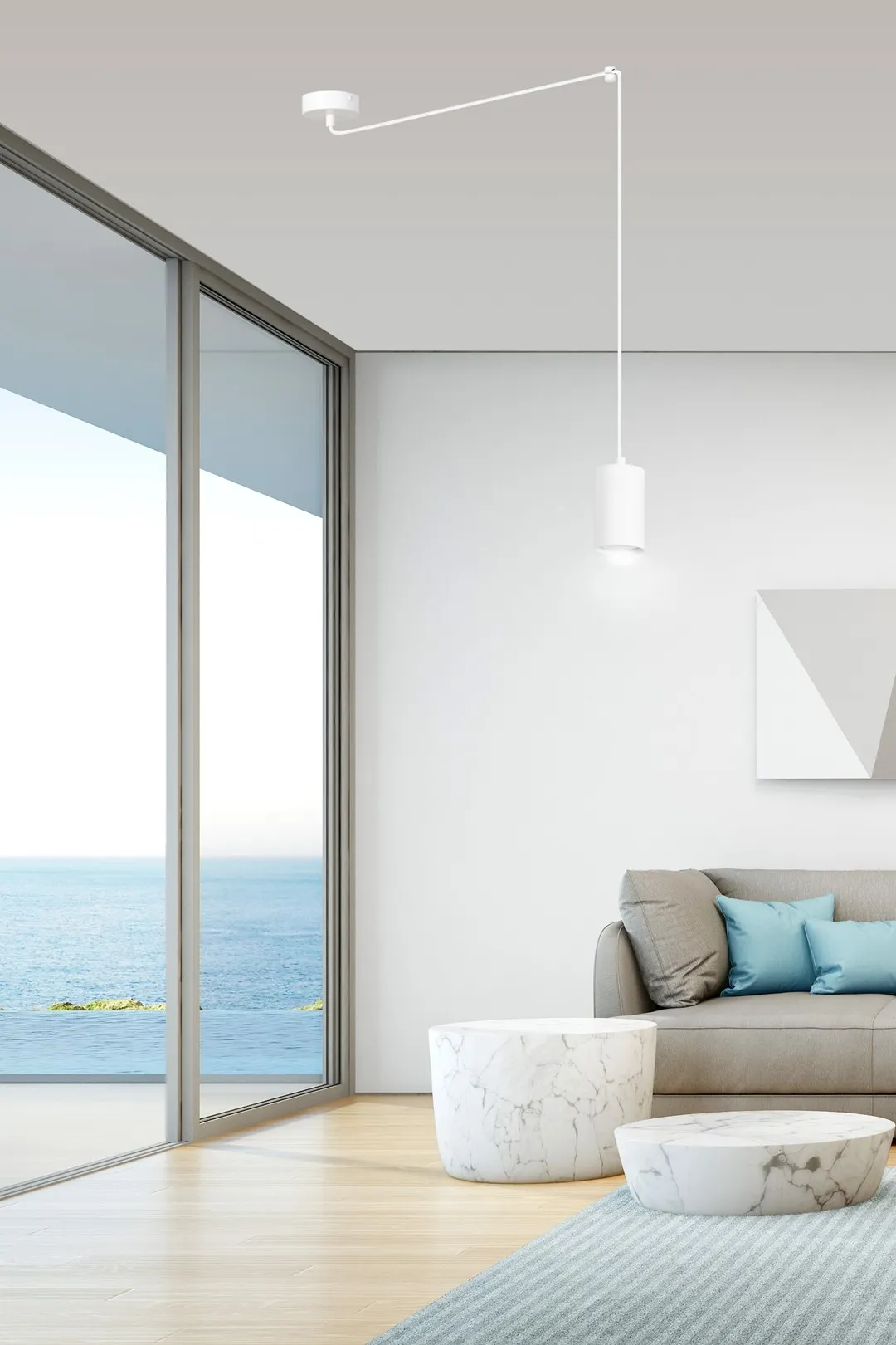 Lampa wisząca TRAKER Biały 525/1 - 525/1