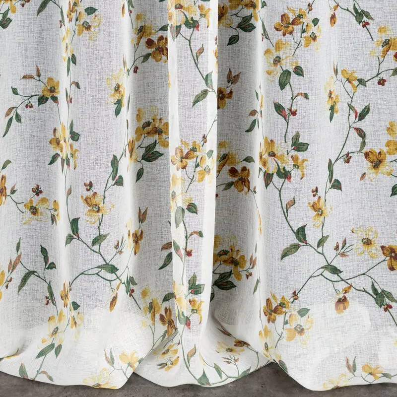 ZASŁONA DINA NA TAŚMIE 140X270 CM BIAŁY - EU_408981