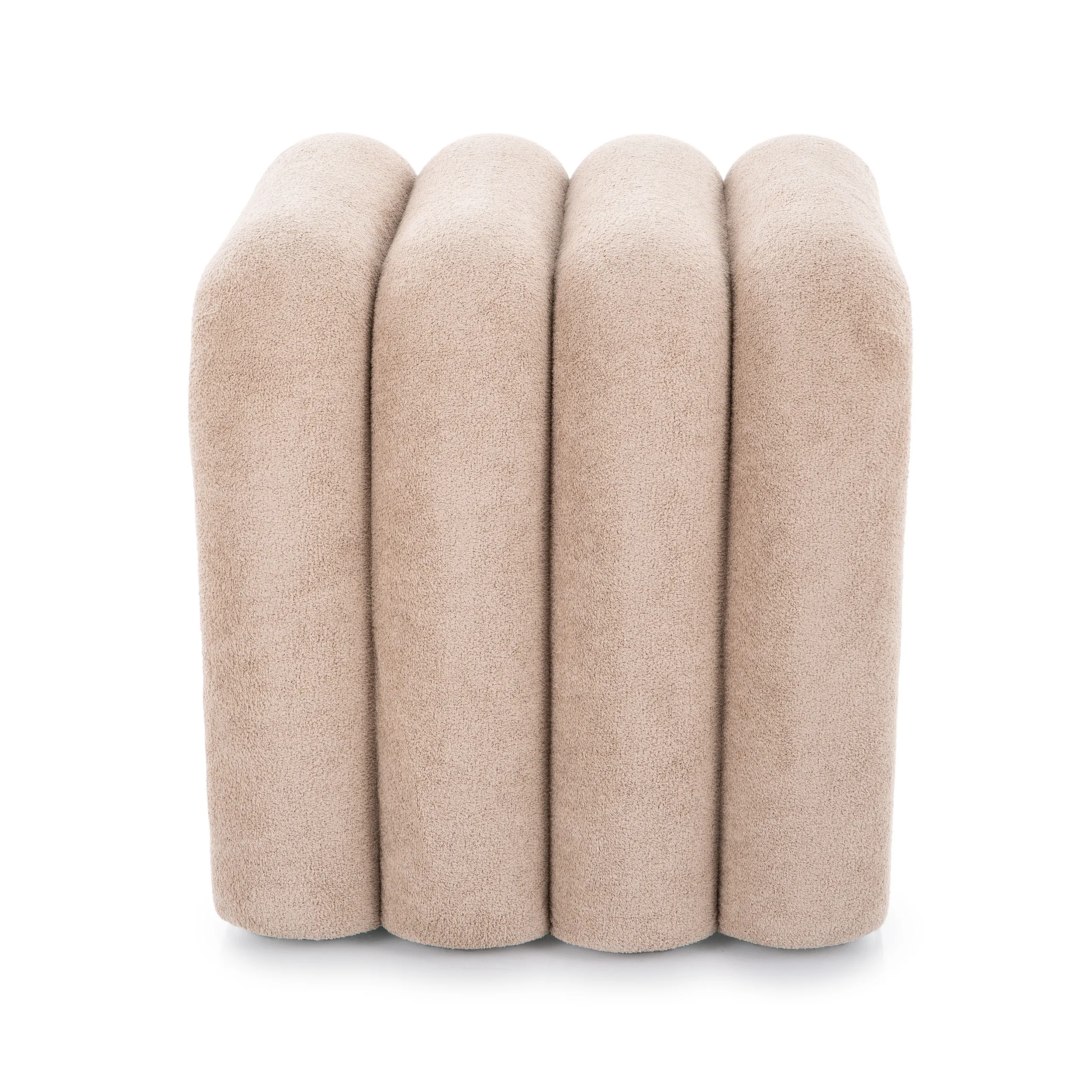 Puf TICA 40x38x40 ciemnobeżowy - TICACBE