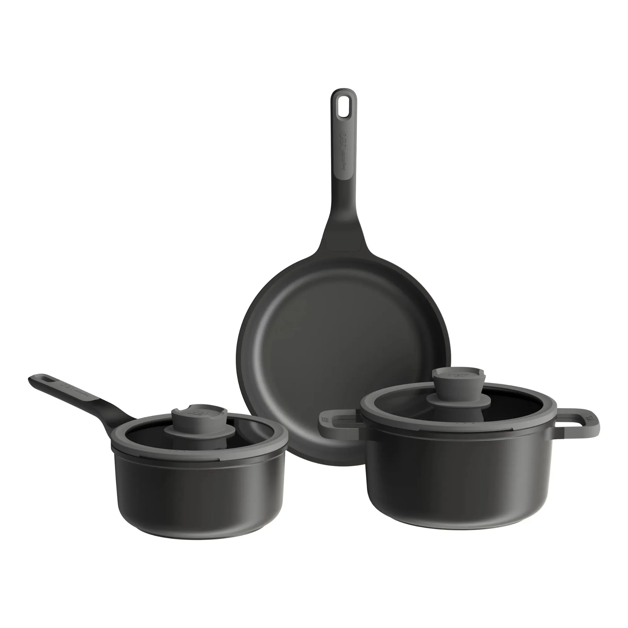 Zestaw garnków LEO (5-elementów) non-stick Stone+