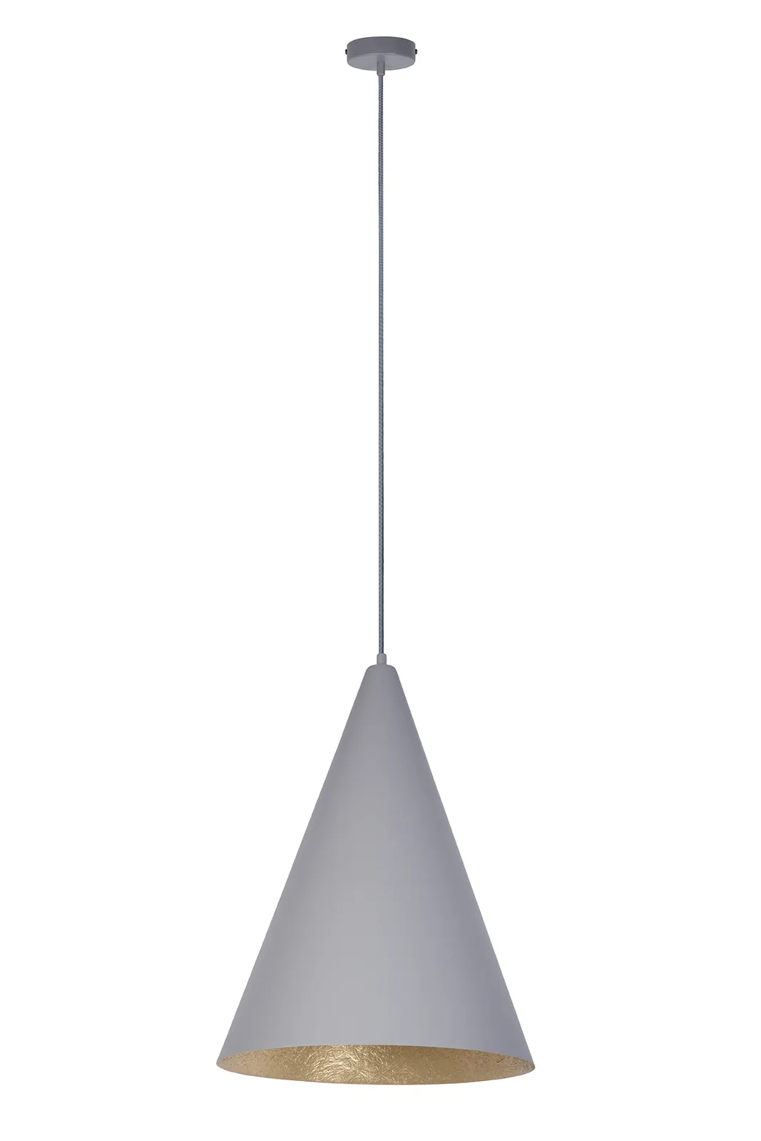 Lampa wisząca VESUVIO S szaro-złota