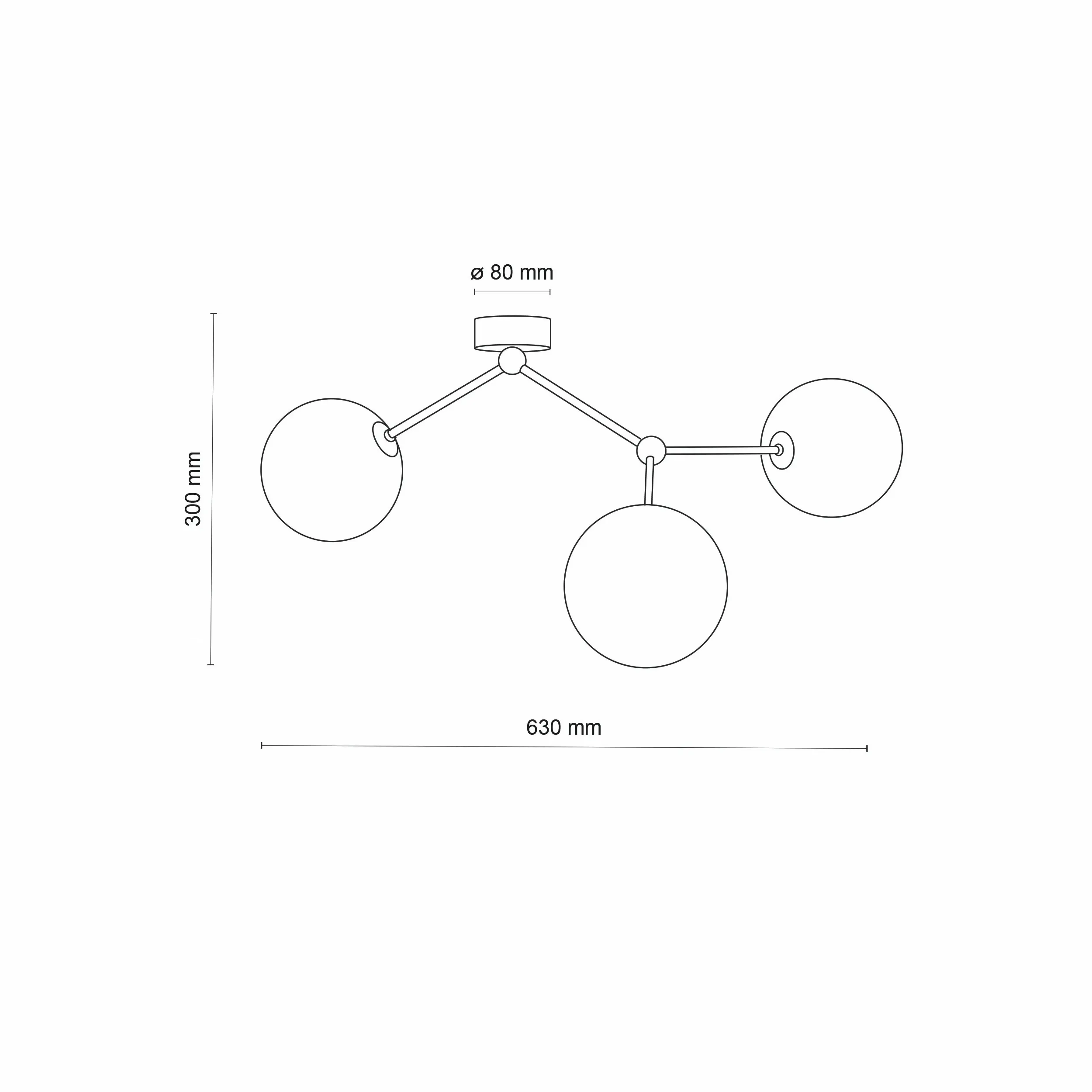 Lampa wisząca OSLO czarna z drewnianym elementem 170x33cm - TK_4852
