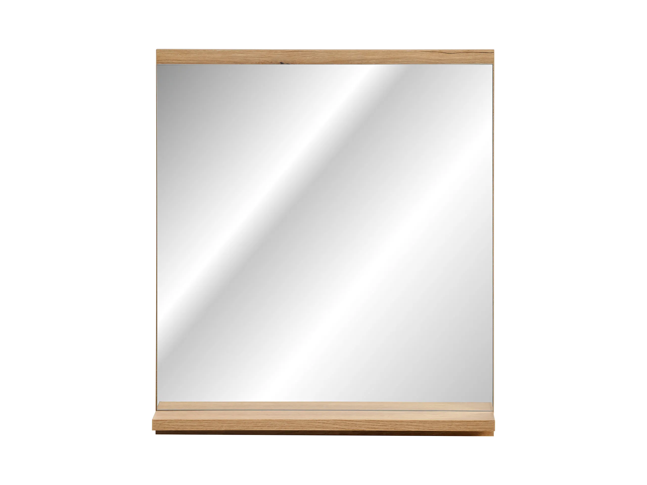 Lustro z półką bez ramy NOVA OAK 50 cm — zdjęcie 2