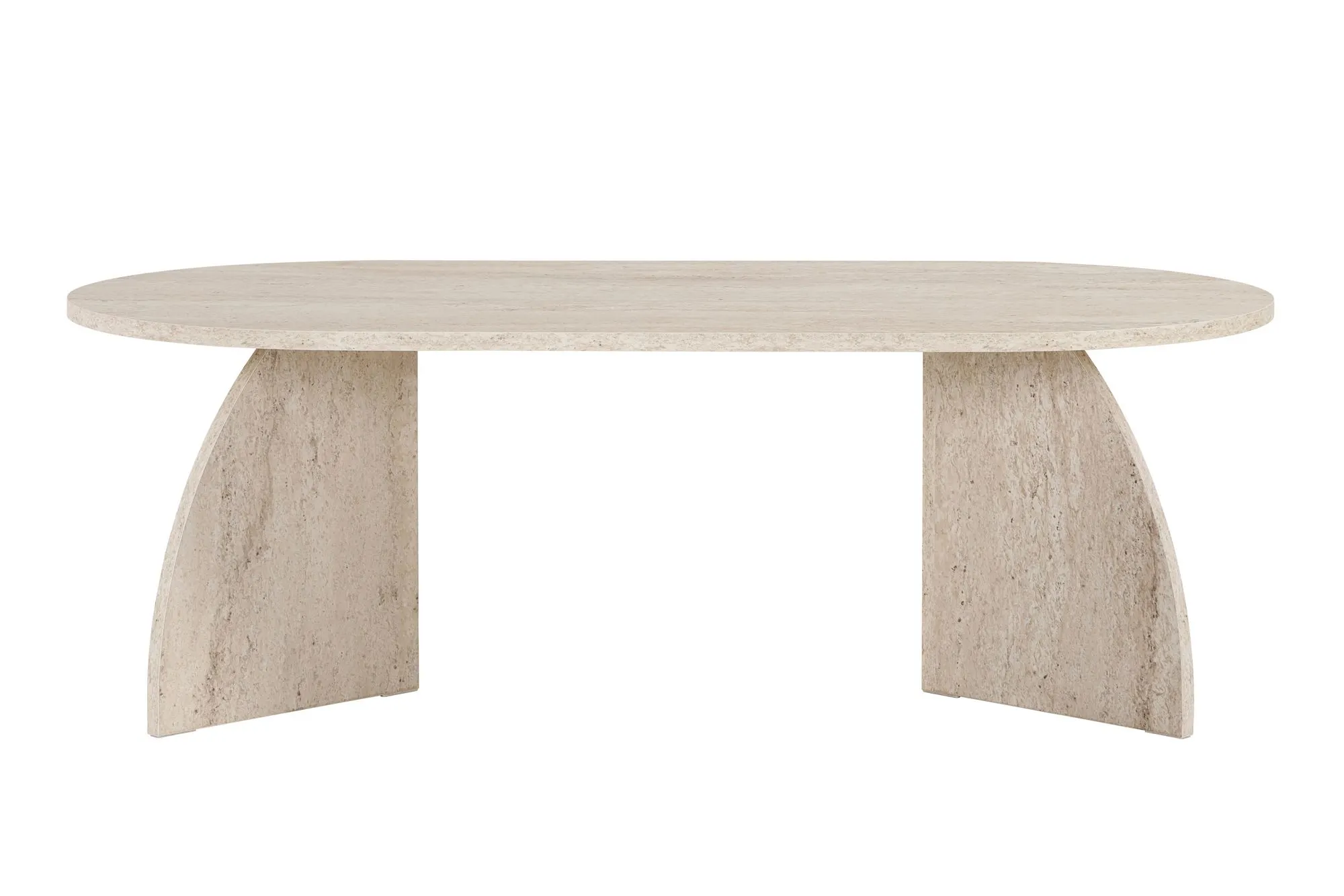 Stolik kawowy MELINA 60x120 trawertynowy - ASI_632NRD1102