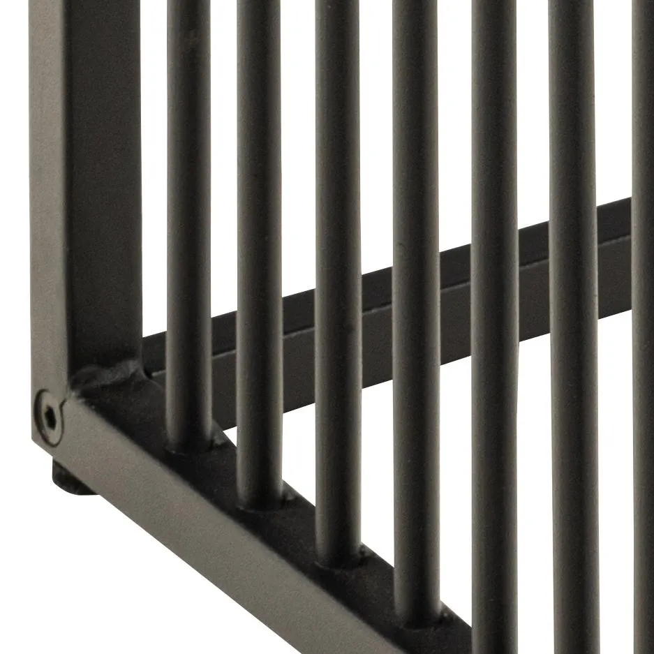 Stolik kawowy STRINGTON 40X40X40 Czarny, Efekt kamienia - 0000098881