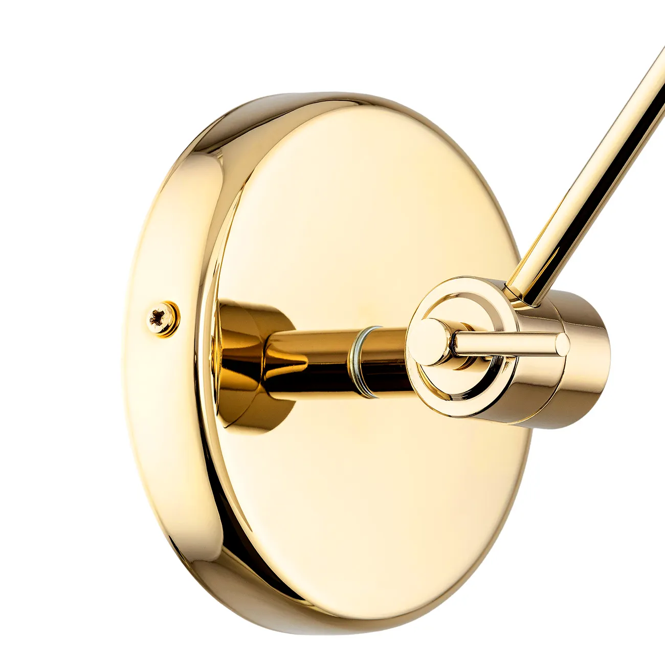 Kinkiet ZAKYNTOS PLUS metalowy złoty biały regulowany - 4897