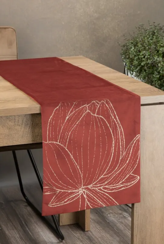 OBRUS BLINK 12 35 X 140 CM CEGLASTY OBRUS BLINK 12 35 X 140 CM CEGLASTY