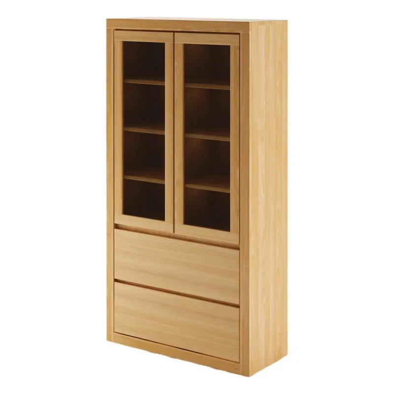 Witryna bukowa KW407 Naturalny DREWMAX — zdjęcie 2
