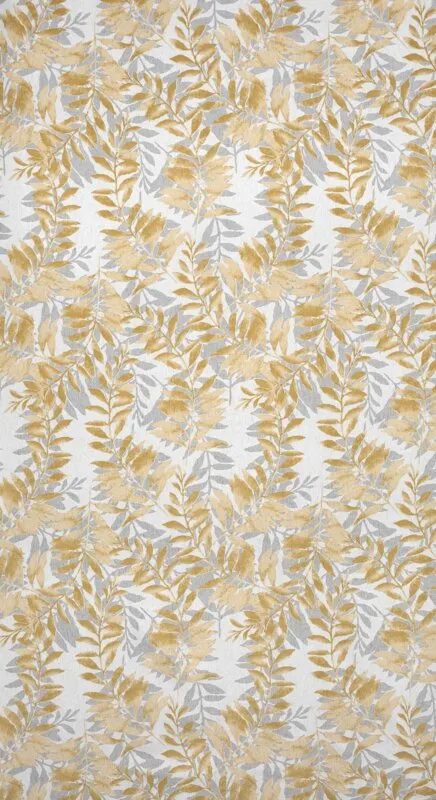 ZASŁONA LIŚCIE HARIET 140 X 250 CM NATURALNY - EU_398336