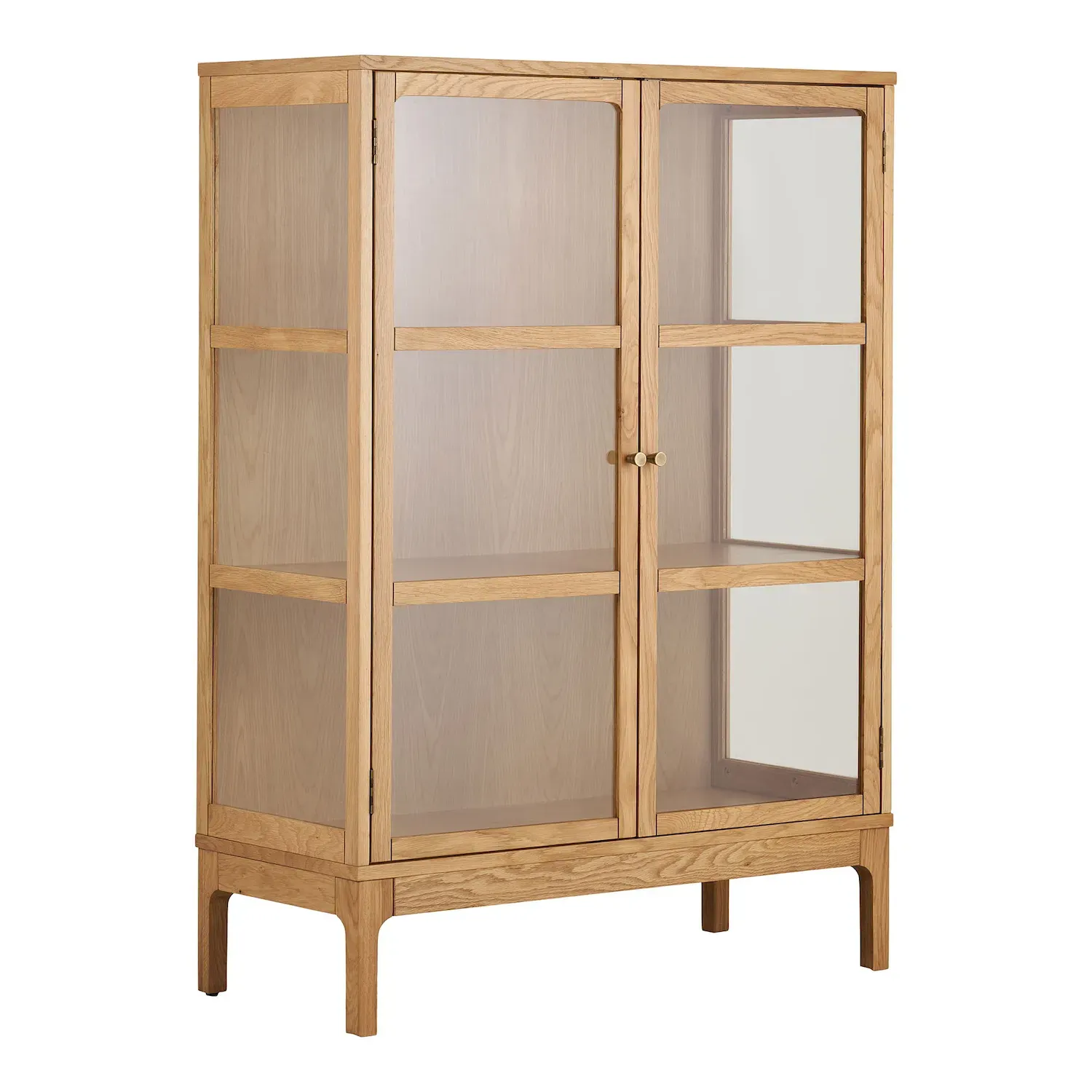 Witryna niska 2-drzwiowa ZAMORA 90x126 naturalny