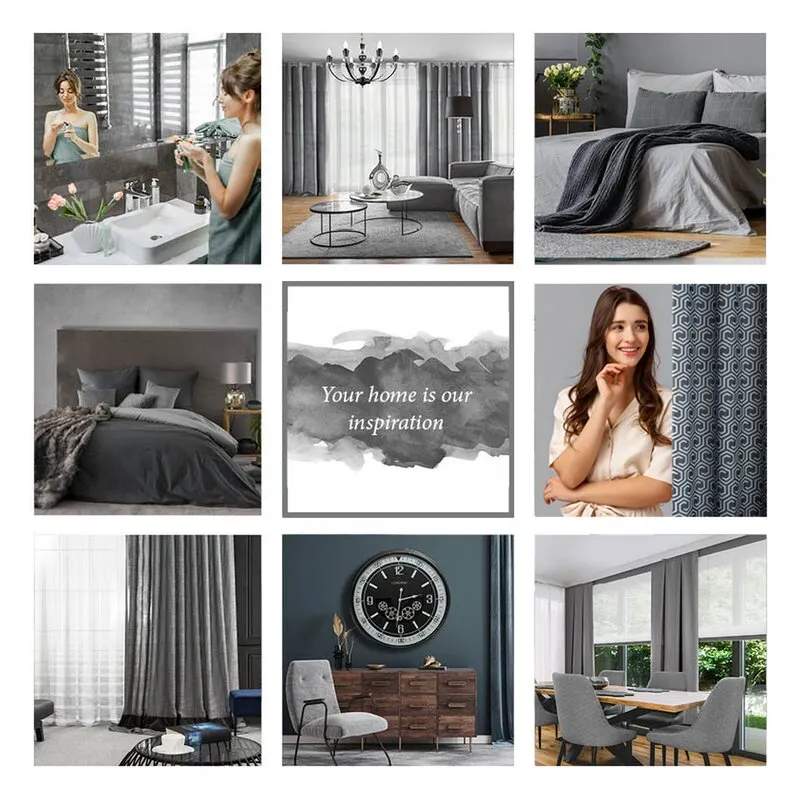 ZASŁONA JULIET D91 140X250 CM GRAFITOWY - EU_389865