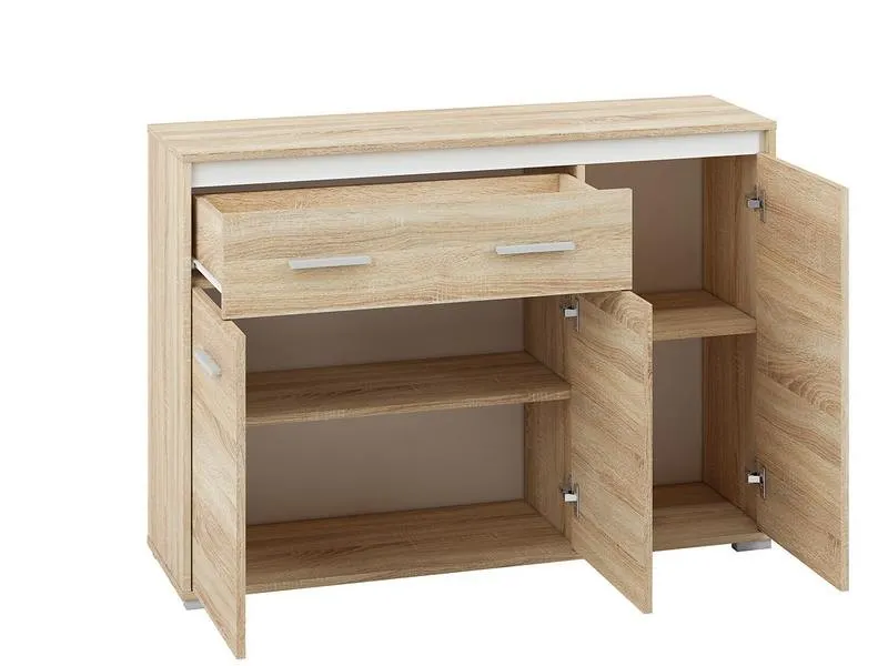 Komoda 3-drzwiowa z szufladą AVO 13 sonoma jasna - 1AVO13-001