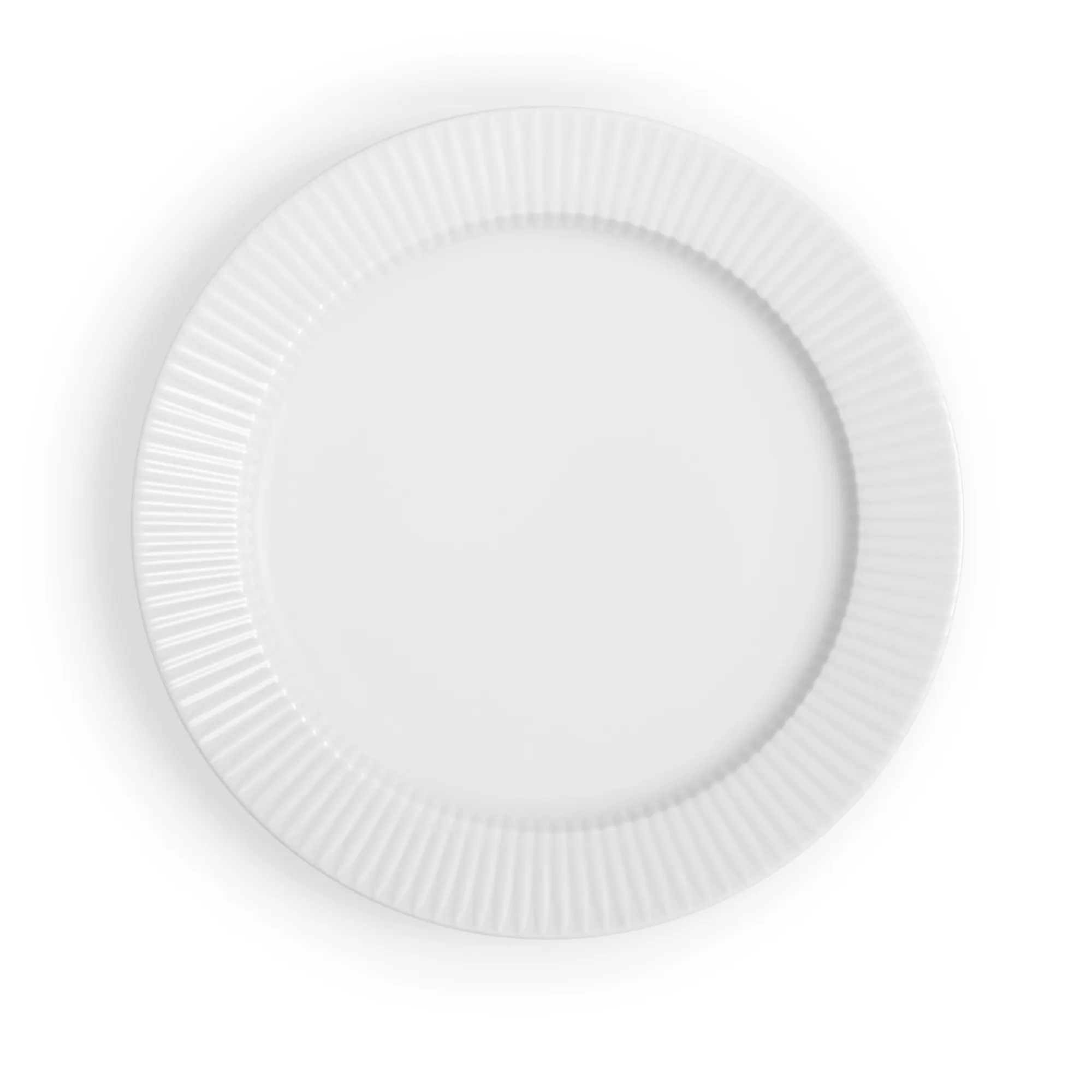 talerz, biały, perforowany brzeg, dekorowany brzeg, ceramika