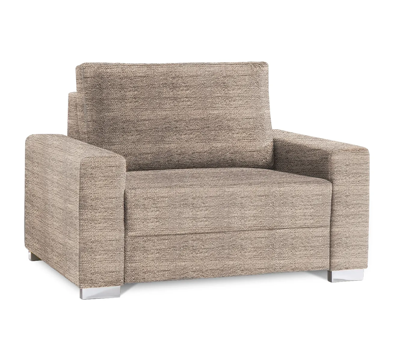 Fotel z funkcją spania DAX 1F LAGO 4 brązowy Fotel z funkcją spania DAX 1F LAGO 4 brązowy