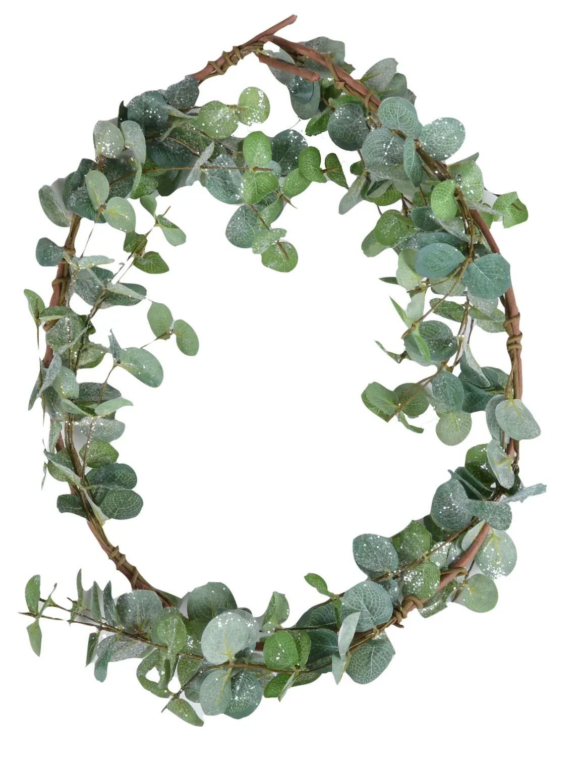 Girlanda EUKALIPTUSOWA z brokatem 6421