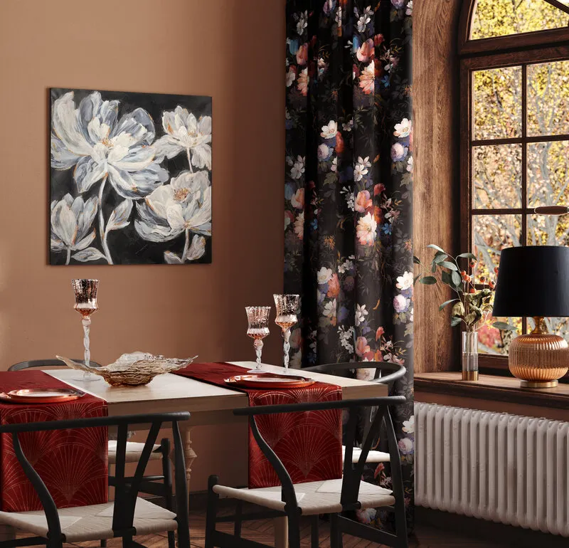 OBRUS BLINK 14 35 X 180 CM CEGLASTY - EU_389989