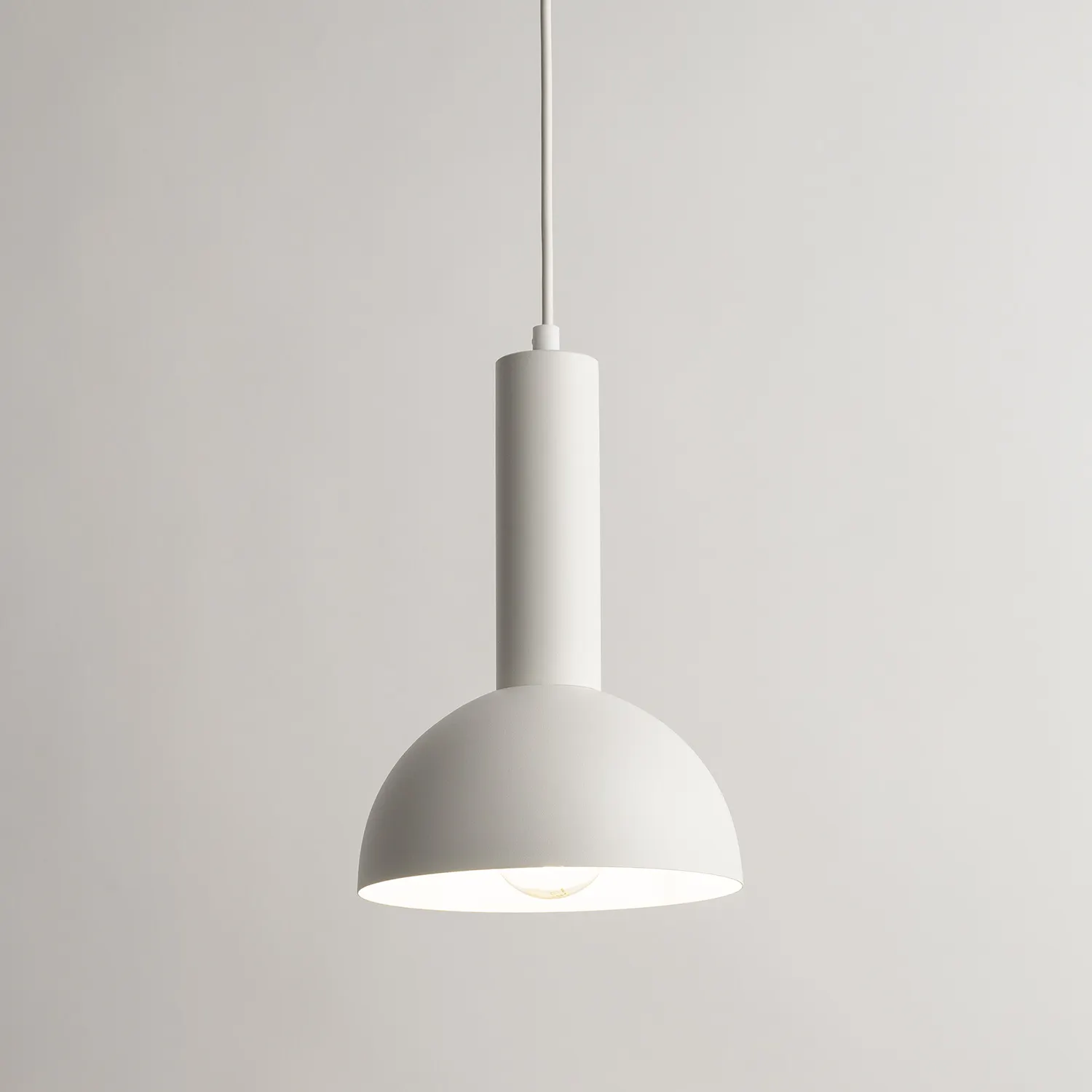 Lampa wisząca VITRUM S kopuła biała - SI_40812