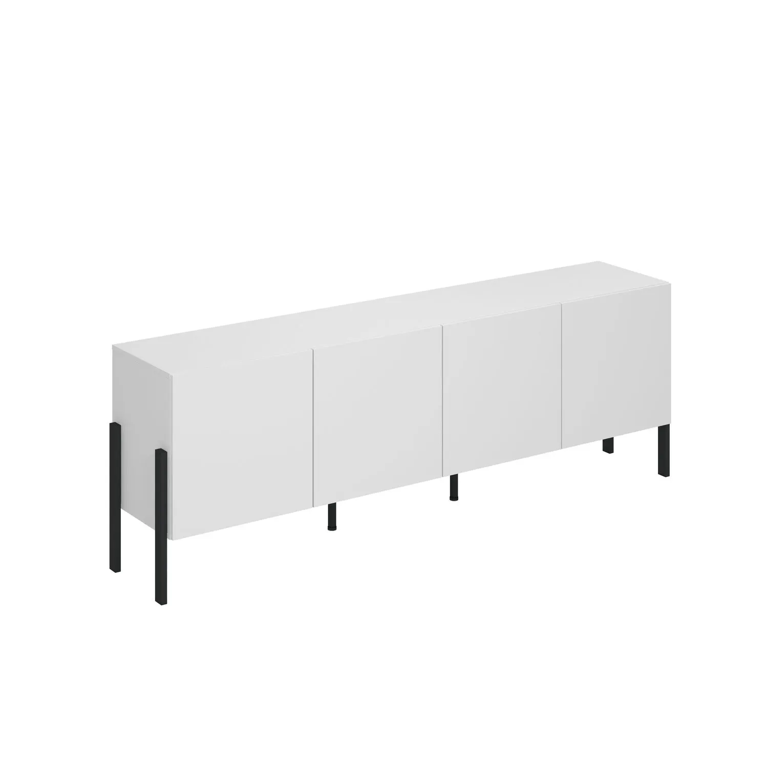 Komoda 4-drzwiowa JUKON 204 cm biały mat