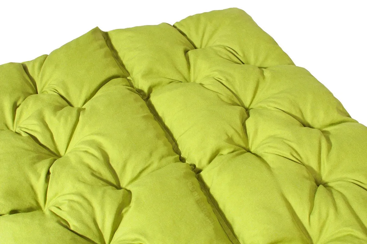 Gruba poduszka na huśtawkę 180/60/60 - limonka - FE5906948106574