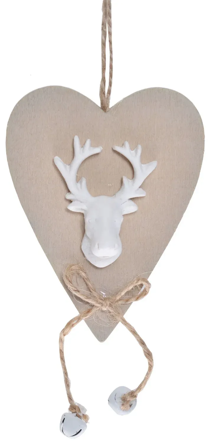 Zawieszka drewniana SERCE wielokolorowa Zawieszka drewniana SERCE wielokolorowa