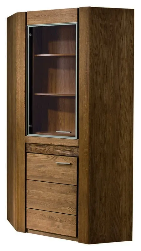 Barek obrotowy 2-drzwiowy VELVET 16 drewniany dąb rustical 200x91x91cm