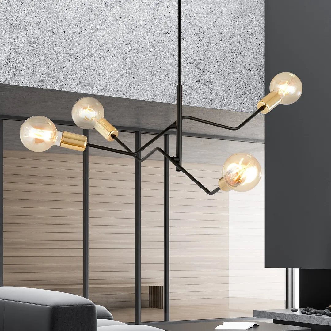 Lampa sufitowa BOLT Czarny 1125/4 - 1125/4