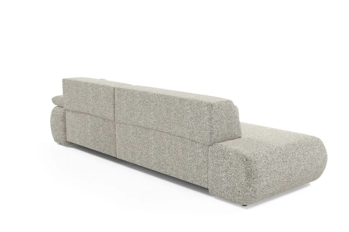 Narożnik rozkładany z pojemnikiem PUENTE 286 cm prawostronny szary - PUENTE_NAR_PUENTE11_P