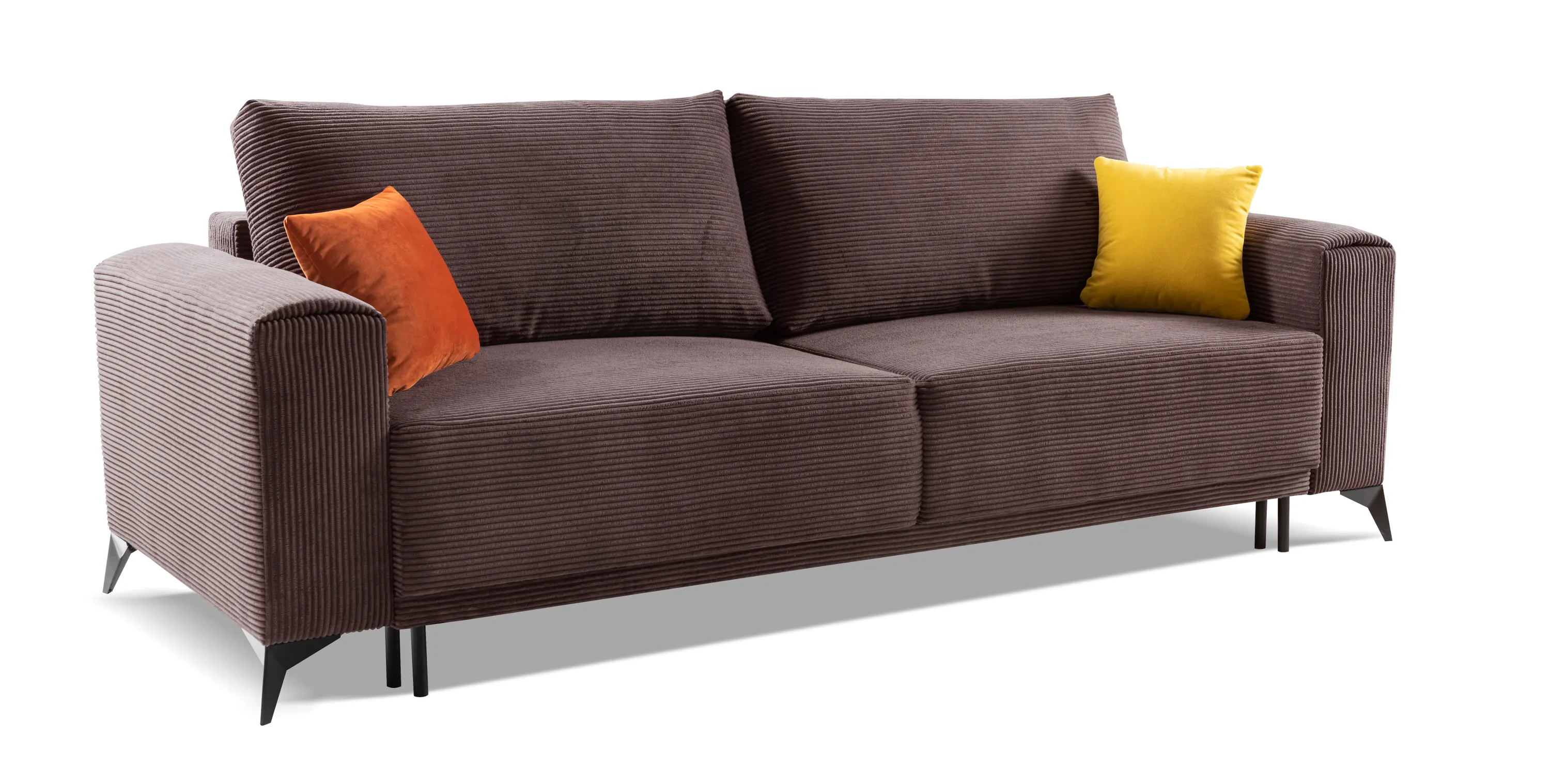Sofa z funkcją spania Enormus Poso 6 brązowa Sofa z funkcją spania Enormus Poso 6 brązowa