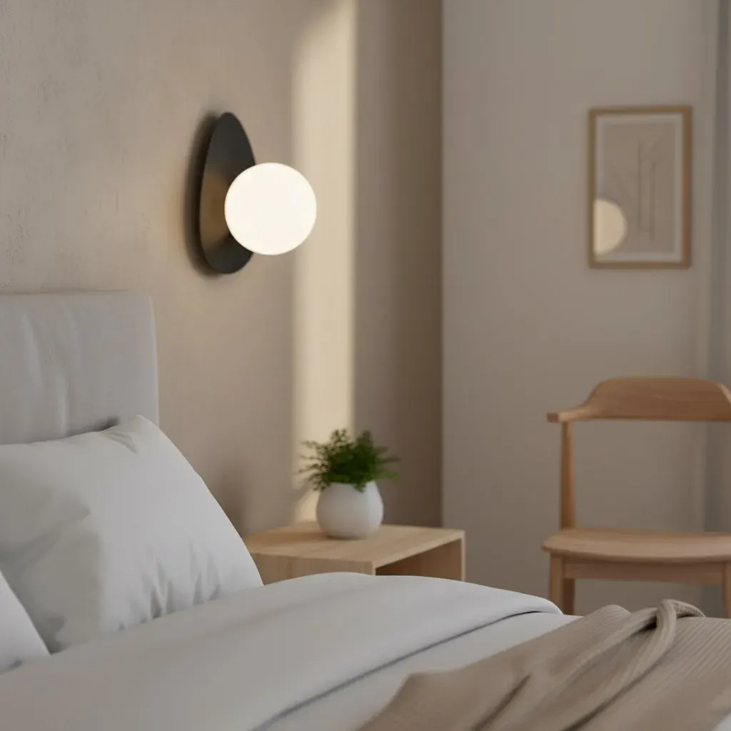 Kinkiet metalowy OVO K1 czarny - 1527/K1