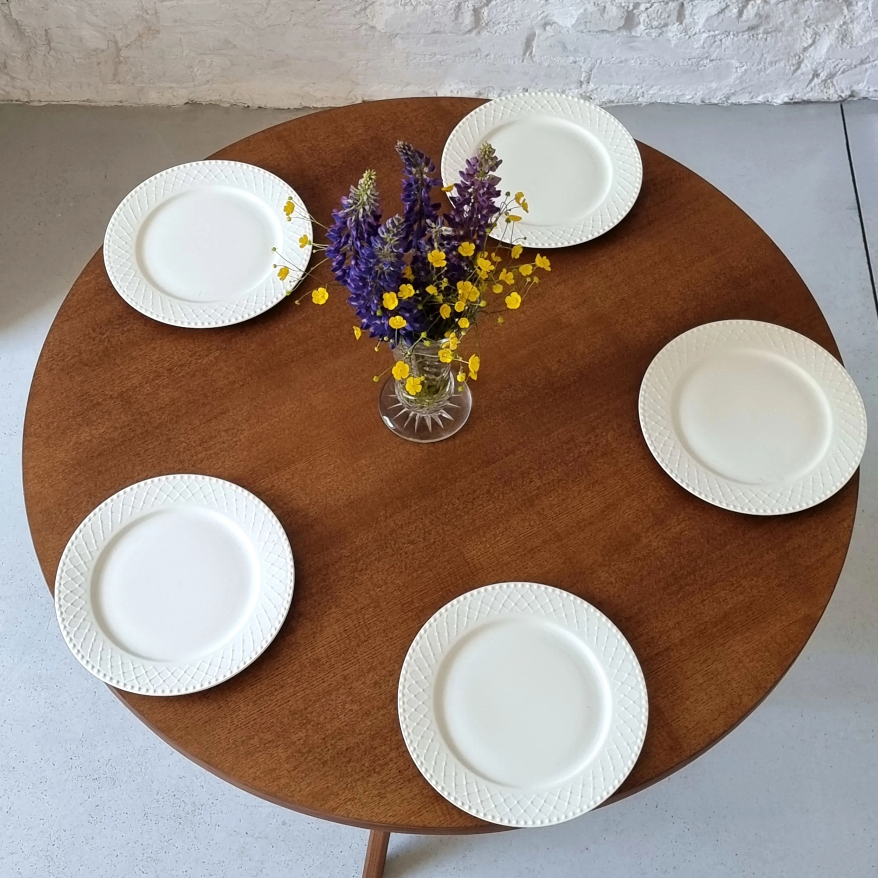 Stół okrągły jesionowy JUBI BOLD 100cm kolor dąb - NRGBTJ100_OAK