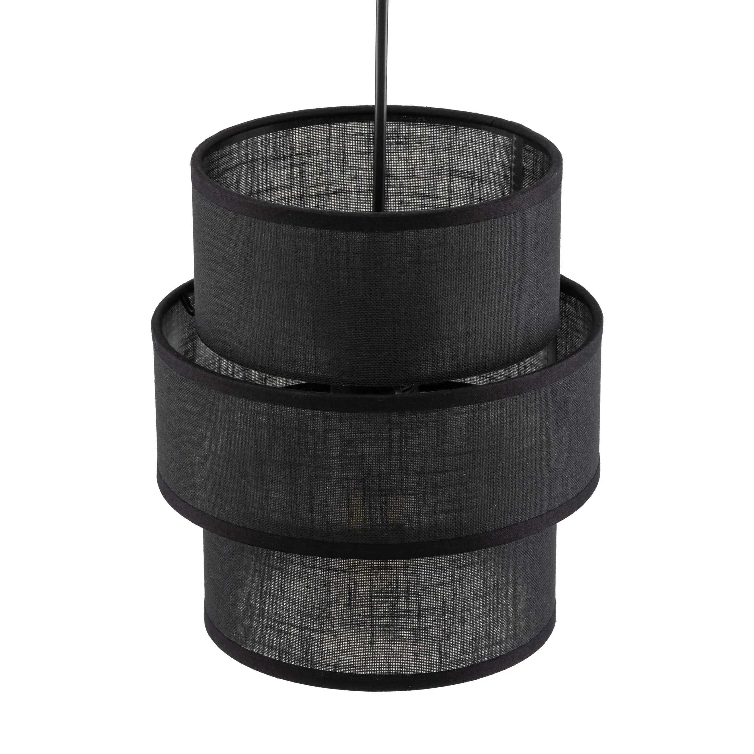 Lampa wisząca CALISTO czarna okrągła 160x20cm - TK_5306