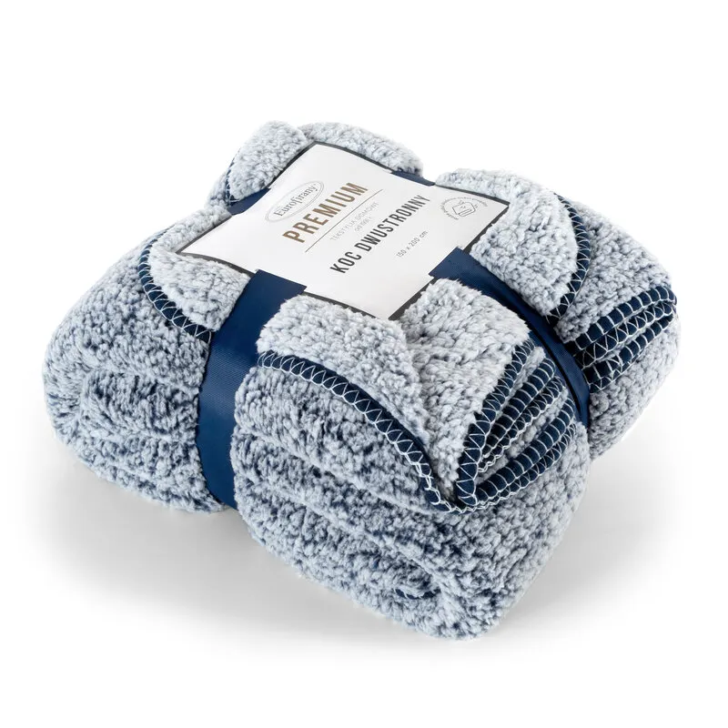 Koc barankowy KOALA 70 X 160 CM GRANATOWY - EU_454815