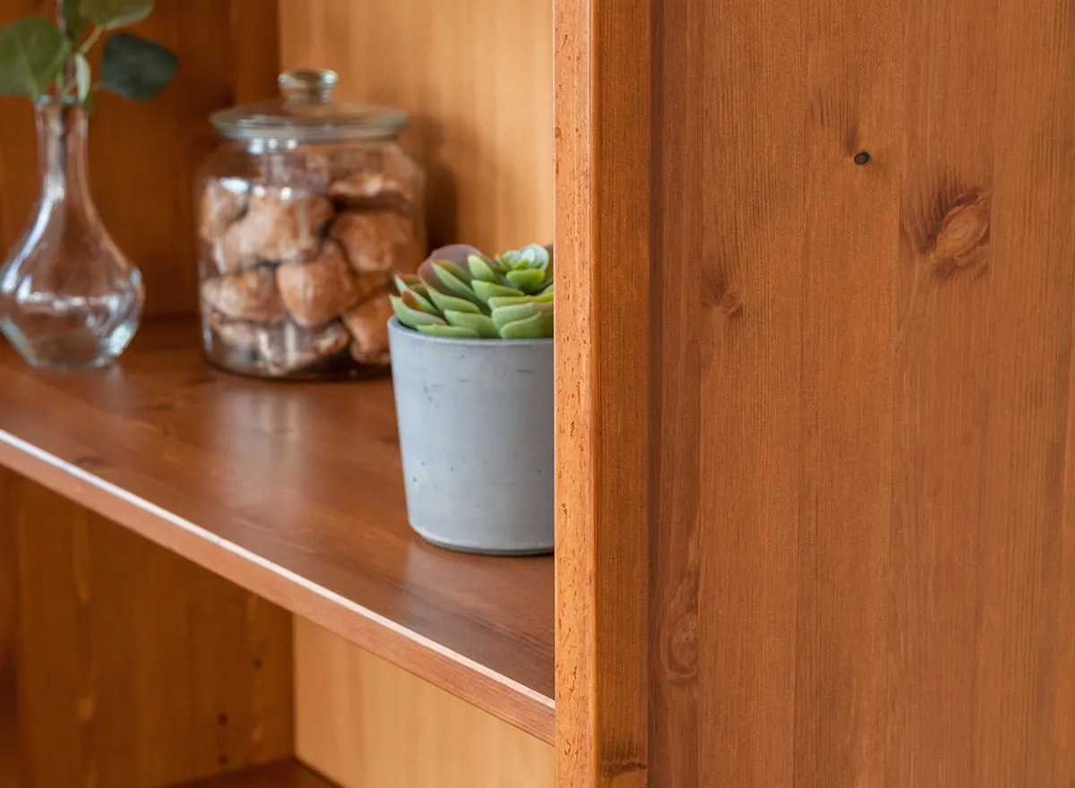 Regał sosnowy Toskania Kolor: bejca - PL2050