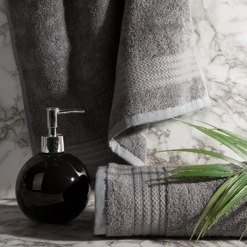 RĘCZNIK LARIS (04) 50 X 90 CM STALOWY - EU_453260