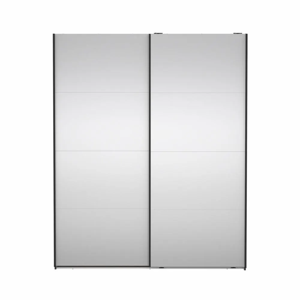 szafa, mebel, szafa przesuwna, szafa dwudrzwiowa, szary kolor