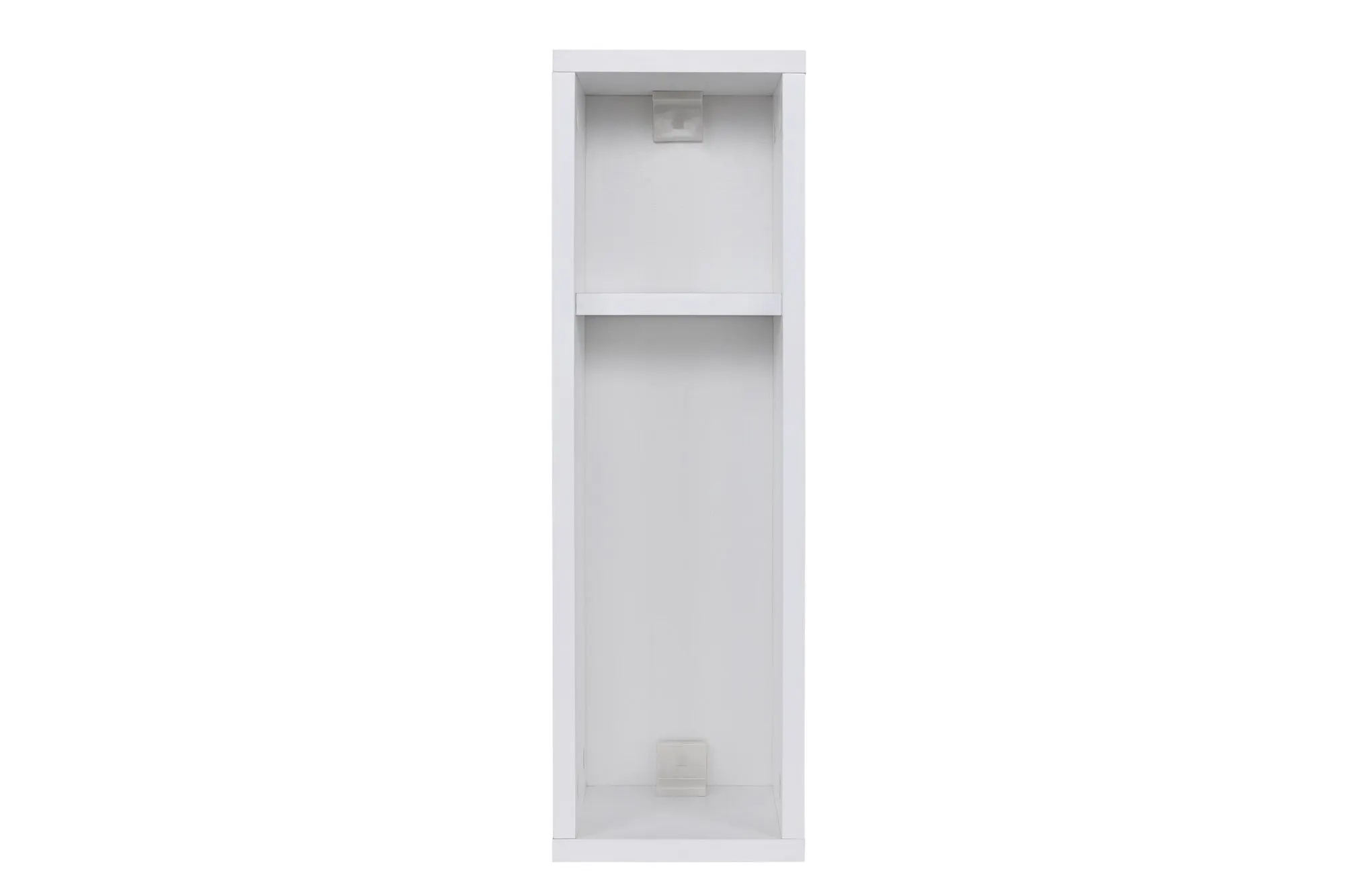 Szafka nocna wisząca otwarta TURRA 20x15x65 cm biała — zdjęcie 2