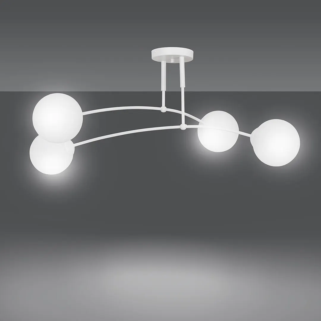 Lampa sufitowa PREGOS 4 biały