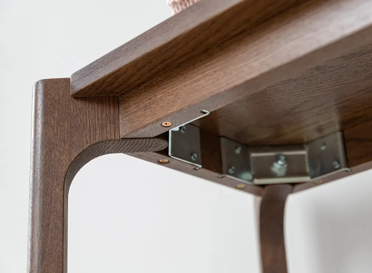 Ławka z półką na buty dębowa CAMPI dąb olejowany - KULCA06