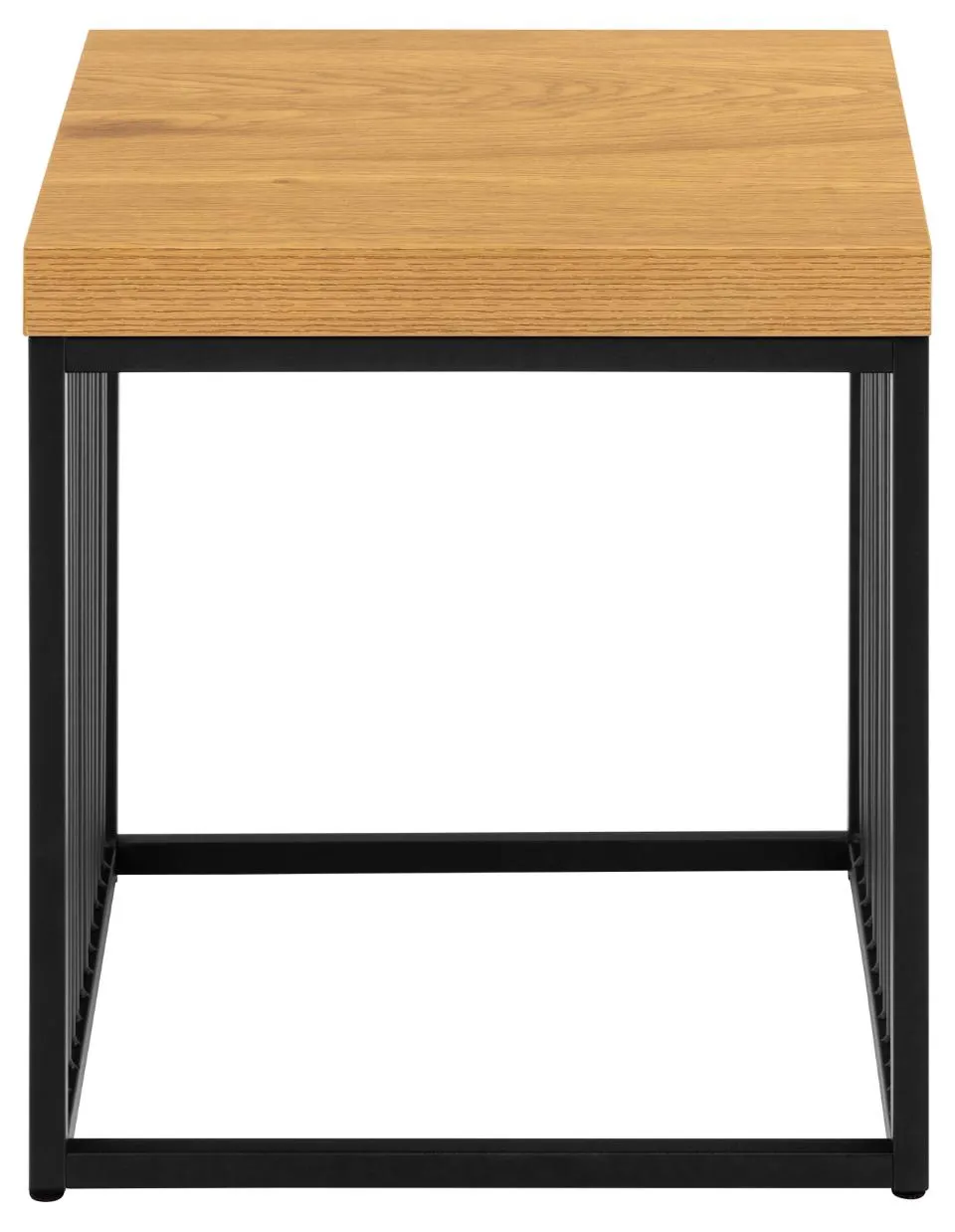 Stolik kawowy STRINGTON 40X40X42 Naturalny, Czarny - 0000102439