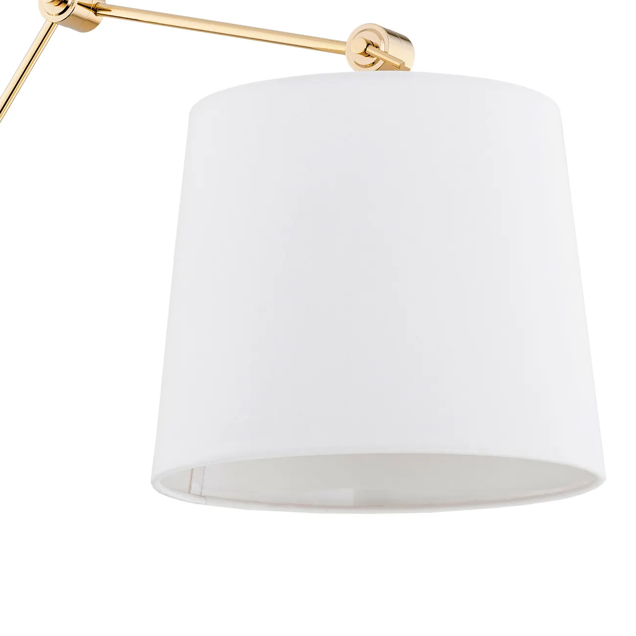 Kinkiet ZAKYNTOS PLUS metalowy złoty biały regulowany - 4897