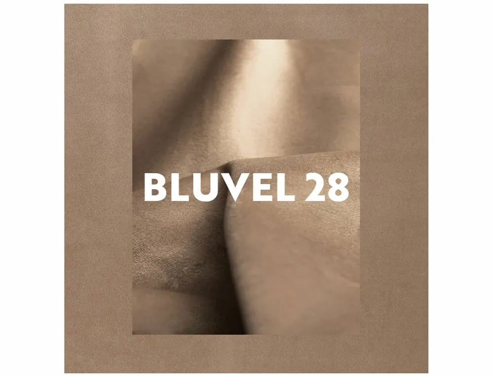 Łóżko ze stelażem SAVANA VELVET 140x200 Bluvel 28 beżowy - SAVANAV140BE