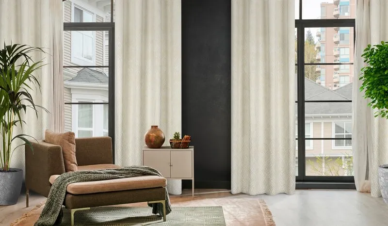 ZASŁONA GOTOWA ARETA 140X250 CM KREMOWY - EU_390154