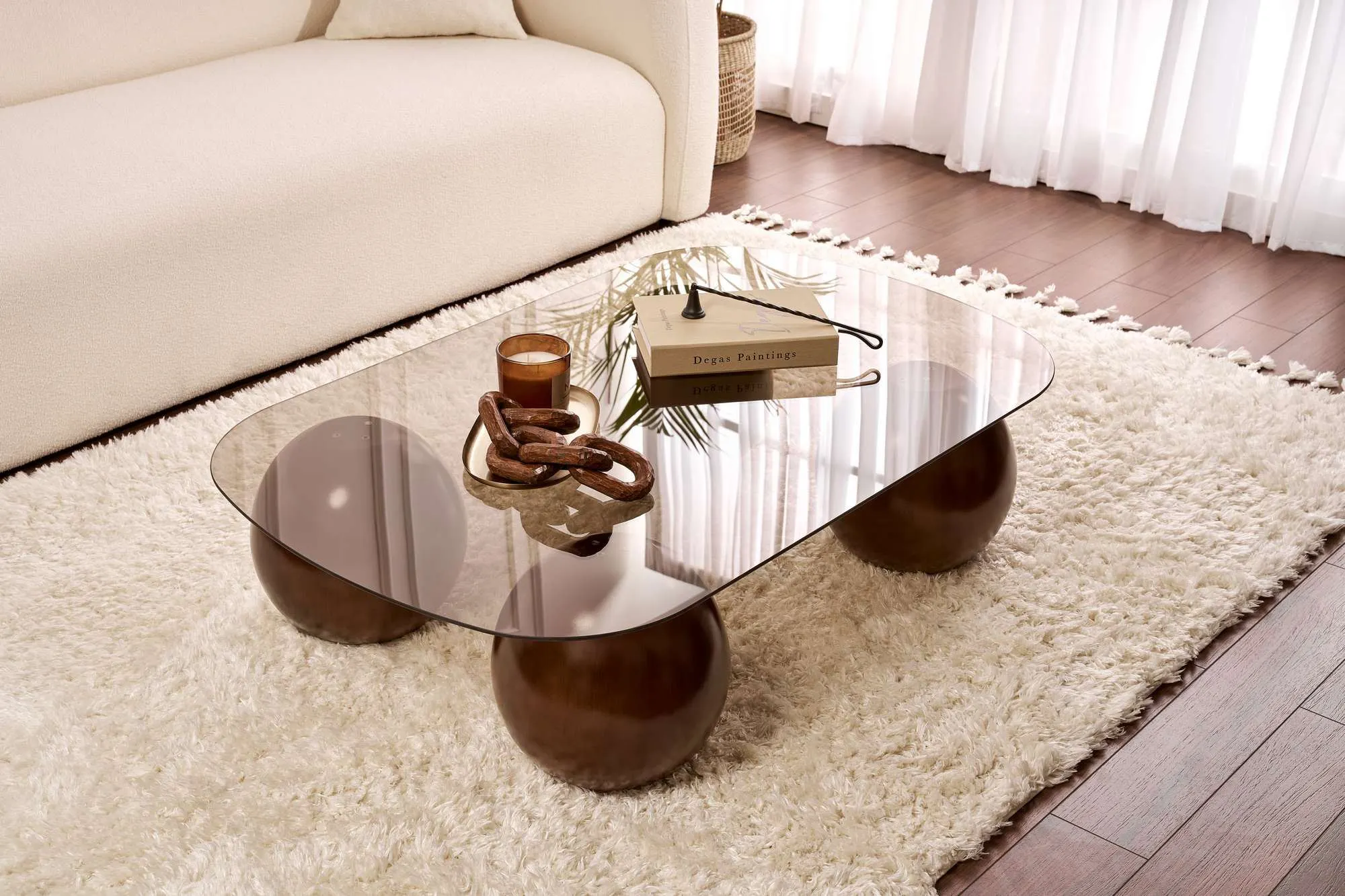 Stolik kawowy EVARA 75x118 cm orzech brązowy - ASI_857NRD1127