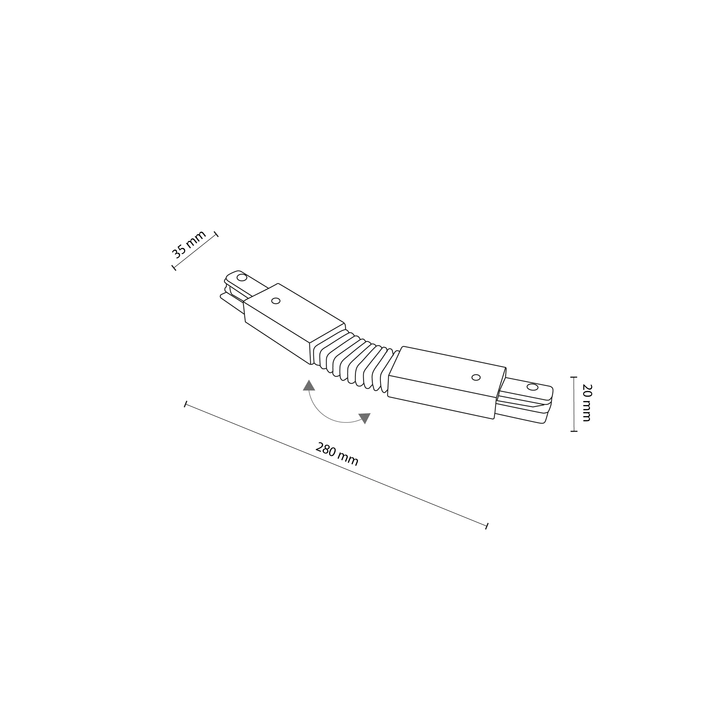 Tracer Złącze Elastyczne Biale Tracer Connectors — zdjęcie 2